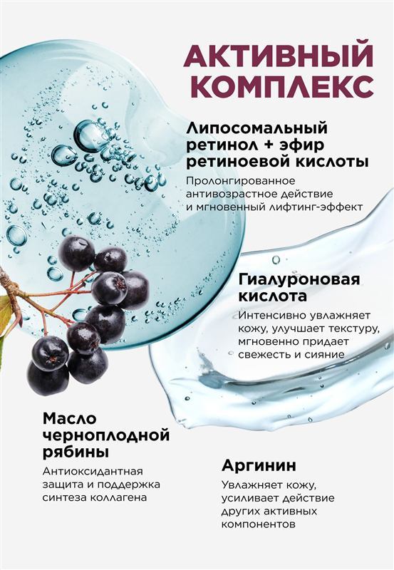 Очищающее молочко для всех типов кожи Retinol 24/7 — фото 4